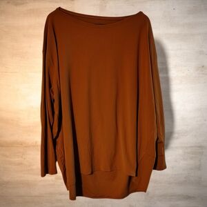 Lululemon Women’s Mustard Long Sleeve Top | Oversized | Tag Removed